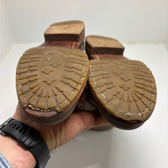 Frye Gray Leather Engineer Ankle Boots Size 8 Made in Mexico - Picture 9 of 14